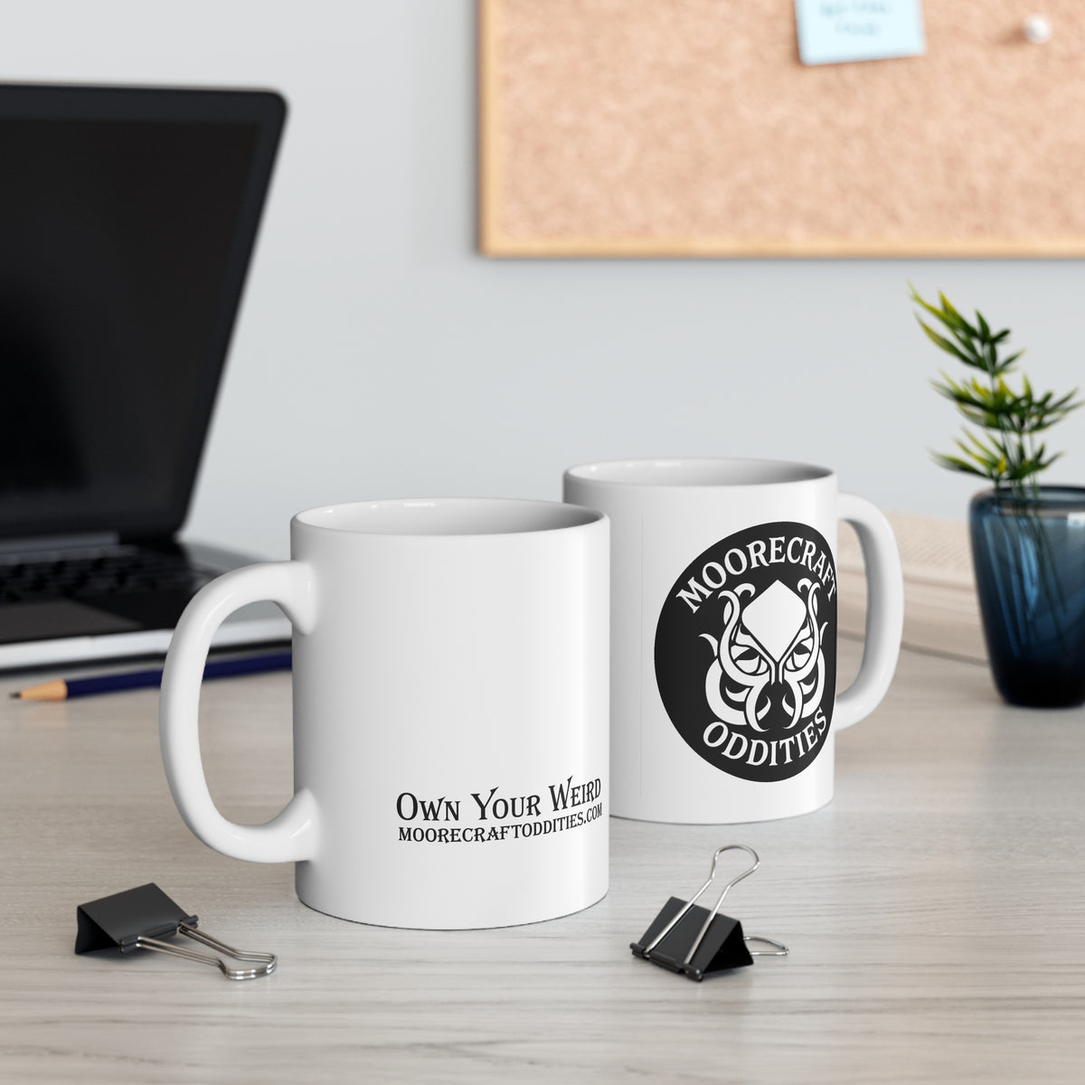 Moorecraft Oddities White Compact Ceramic Cauldron of Chaos