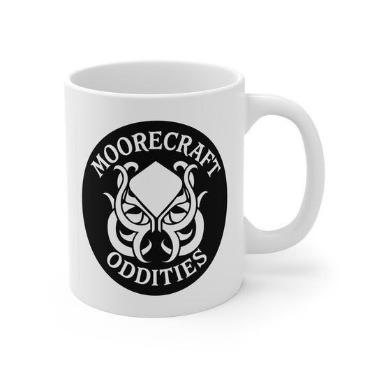 Moorecraft Oddities White Compact Ceramic Cauldron of Chaos